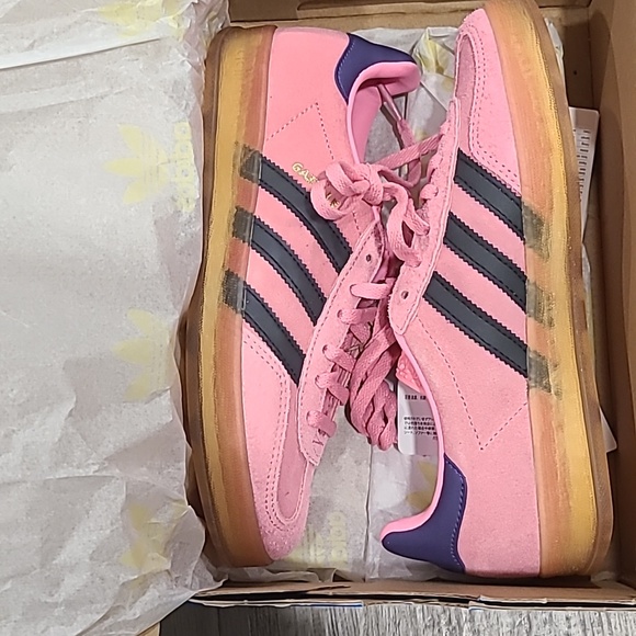 Adidas Gazelle Indoor Bliss Pink Purple IE7002 Women's Size 5 - Picture 6 of 6